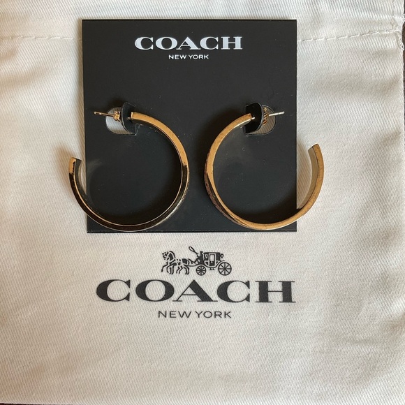 Coach Hoop Earrings - Picture 8 of 9